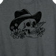 thumbnail image 3 of Instant Message - Cowboy Skull - Women's Racerback Tank Top, 3 of 6