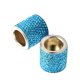 thumbnail image 5 of Kenally Anillo de diamante para asiento de coche, 2 uds., adorno para coche, cristal ostentoso, reposacabezas para asiento de coche, decoración de Automoción decorativa y accesorios lago azul NO1 Kenally VI3680-03B, 5 of 6