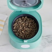 GreenLife 4 Cups Cooked, 2 Cups Uncooked Rice Cooker, Turquoise
