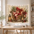 thumbnail image 5 of Pink Ornaments and Wrapped Presents Tapestry, 5 of 7