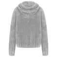 thumbnail image 4 of Gubotare Girls Lightweight Jacket Boys Fleece Jacket Long Sleeve Lined Zip Up Hoodies Soft Warm Sweatshirt Outerwear for Kids Girls Size 9-10,(Grey 9-10 Years), 4 of 6