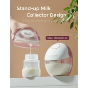 Momcozy Breast Pump Hands Free Mobile Style | M6, DoubleFit Flange Electric Breast Pump, Elegant Gray 1 Count