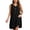 Black, variant on Elegant Dresses for Women Quinceanera Dresses Graduation with Short Underneath Plus Size Sleeveless V-neck Knee Length Pink 2X