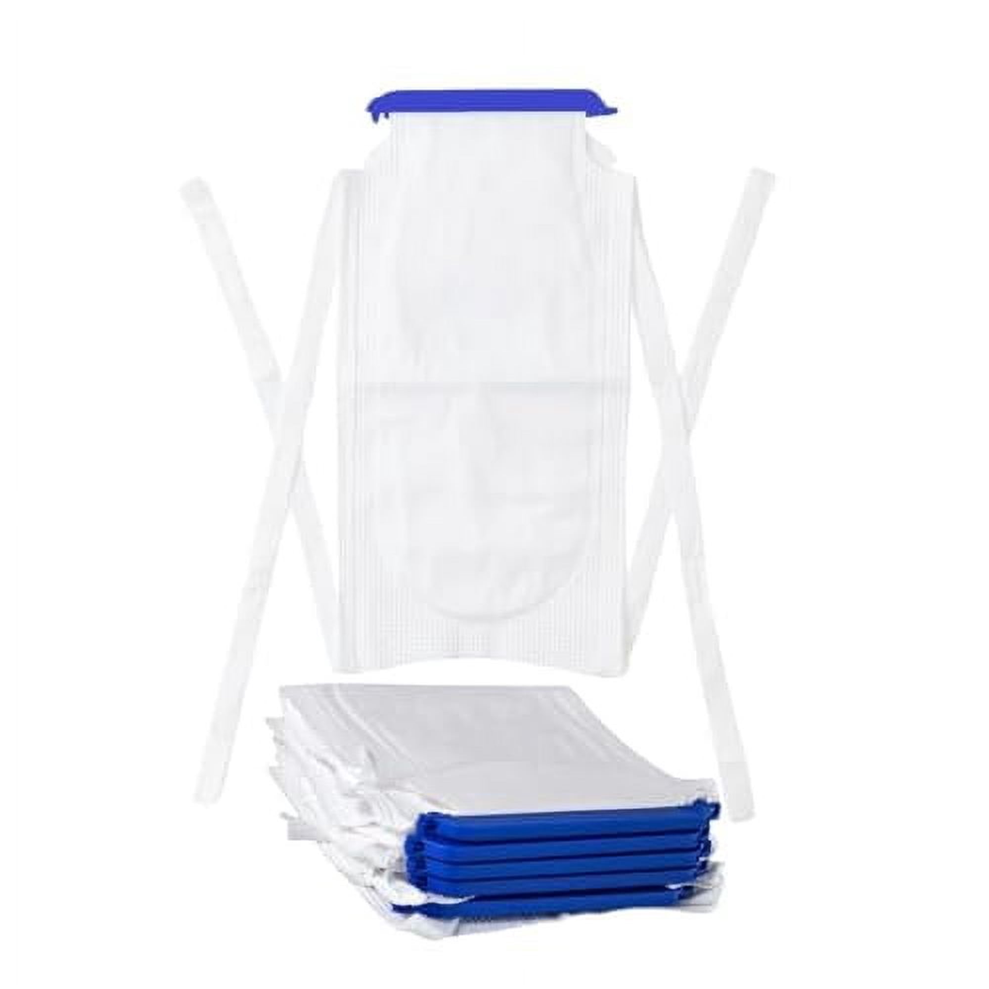 Comfortable Reusable Medical Large Ice Bags, Refillable Ice Packs with 4 Adjustable Ties for Cold Therapy, Muscle Pain Relief and Ankle, Knee, Neck, Shoulder Injuries (12 Pack)