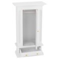 thumbnail image 3 of Dollhouse Wardrobe, Long Service Life White Miniature Wardrobe  For Promotes Aesthetic Training Creativity For Children, 3 of 8