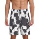 thumbnail image 1 of Balery Black And White Sheeps Pantalones cortos de pijama de punto de algodón para hombre con cinturilla y bolsillos-Medium, 1 of 6