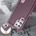thumbnail image 3 of New Designed for Galaxy S22 Ultra Case, Heavy Duty Shockproof Anti-Scratch Rugged Protective Case with Kickstand for Samsung Galaxy S22 Ultra 6.8 Inch 2022, 3 of 8