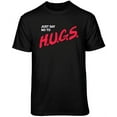 thumbnail image 2 of Teelocity Say No to Hugs Graphic T-Shirt (Medium - Standard Fit, Black), 2 of 4