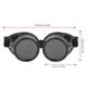 thumbnail image 5 of Vintage Goggles Gafas de Sol Deportivas Casco Steampunk Gafas para Exteriores Motocross Racer Goggles para ni?os Hombres Mujeres(Negro) Unbranded 2714190008611, 5 of 7