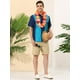 thumbnail image 3 of Camisas hawaianas manga corta botones botones a rayas playeras Verde marino T M, 3 of 6
