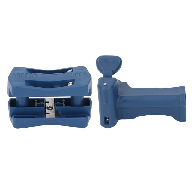 Professional Edge Trimming Kit with 6 Precision Steel Blades, Lightweight Plastic Handle for Carpentry and Furniture Making