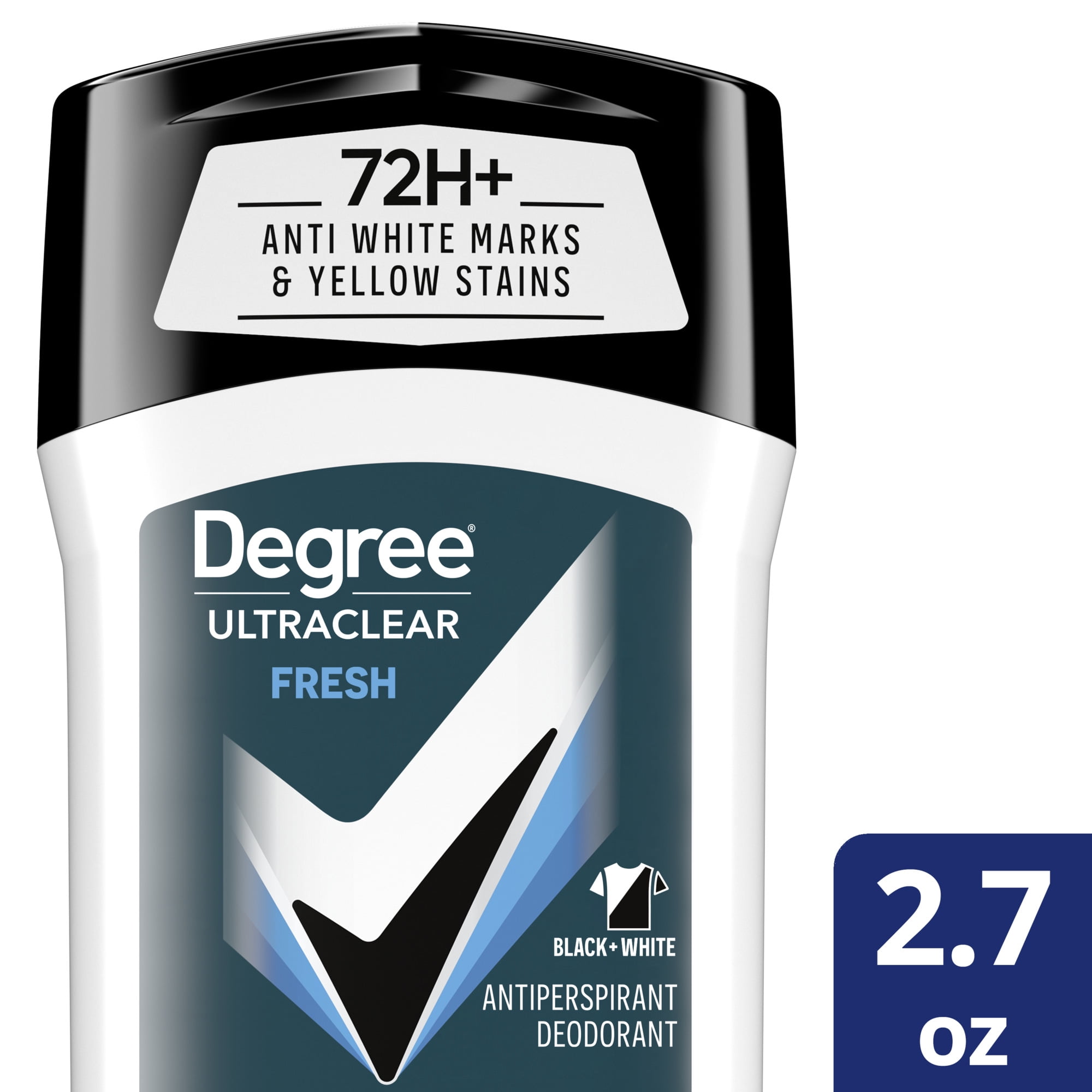 Degree Men UltraClear Antiperspirant Deodorant 72-Hour Sweat & Odor Protection Fresh Antiperspirant For Men With MotionSense Technology 2.7 oz