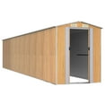 thumbnail image 3 of vidaXL Storage Shed Outdoor Storage Shed for Backyard Patio Galvanized Steel, 3 of 7