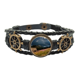 thumbnail image 1 of Casa Flor ciencias forestales paisajes naturaleza Pulsera marina tejida en cuero, 1 of 4