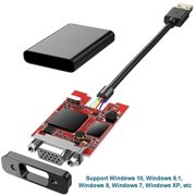 USB to VGA Adapter,USB 3.0/2.0 to VGA Multi-Display Converter Support Resolution 1080p for Win 7/8/8.1/10
