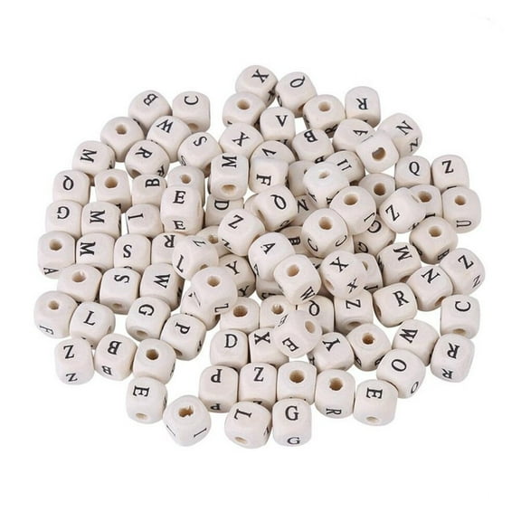Zehuanyu  100 Pcs Wooden Bead Necklace Beading Multiple Round Frame Sunglasses Jewelry Beads