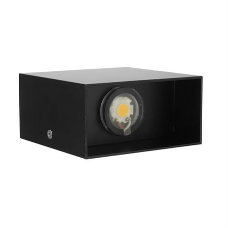 

Aluminum 6W Modern LED Wall Sconce Lighting Lights Up Down Cube Indoor COB Lamps