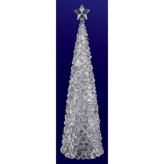 Icy Giftware LED Lighted Ice Cube Christmas Tree Decoration - 17"