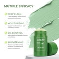 thumbnail image 5 of Green Tea Mask Stick, Green Tea Deep Cleanse Mask Stick for Blackheads & Face Moisturizing,Pore Cleansing, Skin Brightening, Removes Blackheads Green Mask Stick for All Skin Types, 5 of 10