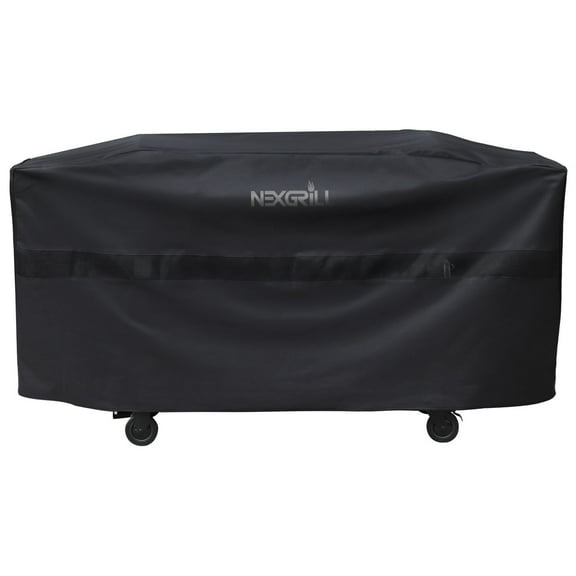 Nexgrill 64 Inch Griddle Cover, Heavy Duty Water Resistant Flat Top Grill Cover with Adjustable Strap and Air Vent, All-Season Outdoor Barbecue Griddle Protection - 700-0786