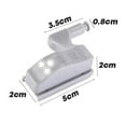 thumbnail image 2 of Vaidha Furniture Hardware Accessories LED Hydraulic Hinge Light Cabinet Wardrobe Hinge, 2 of 2