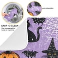 thumbnail image 2 of Yayeee Dish Drying Mat for Kitchen Counter 18"x24" Microfiber Absorbent Pad, Halloween Cats, 2 of 7