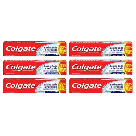 (2 Pack) Colgate Baking Soda and Peroxide Whitening Toothpaste - 8 oz, 3