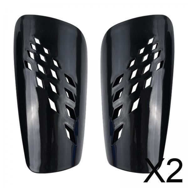 2 Protectores De Espinillas De Fútbol, Cómodos Protectores De Espinillas Para Adultos, Almohadillas De EVA, 2 Unidades, Color Negro