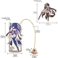 thumbnail image 4 of Genshin Impact Bookmark and Pin Set Page Markers Assorted Book Markers Set for Students Reading and Teacher Appreciation Gifts, 4 of 5