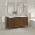 thumbnail image 5 of James Martin Vanities 485-V60d-3Af Myrrin 60" Double Basin Wood Vanity Set - White, 5 of 7