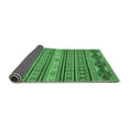 thumbnail image 2 of Ahgly Company Indoor Round Oriental Emerald Green Modern Area Rugs, 3' Round, 2 of 4
