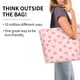 thumbnail image 2 of Balery Pink Bows1 Bolsa Tote Estilo Estético con Cremalleras, Bolsa de Hombro, Bolsa de Compras Grande y Plegable, 2 of 8