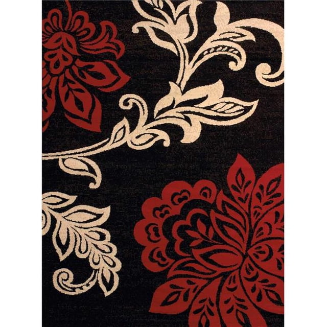 United Weavers 851 10830 58 Tapis Dallas Trouseau 5 Pi. 3 Po. x 7 Pi. 2 Po., Rouge