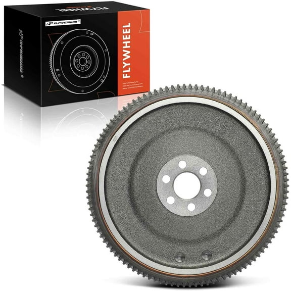 A-Premium Clutch Flywheel Compatible with Toyota Yaris 2007-2018, Echo 2000-2005 & Scion xB xA 2004-2006, 1.5L, Manual Transmission, 6 Bolt Holes, 106 Teeth, Replace# 13405-21030