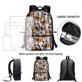 thumbnail image 6 of HUIACONG Cartoon Animal Pattern Backpack for Middle School Girls Large Capacity Ergonomic Padded Straps Wear‑Resistant for Kids Students 6‑18 Daily Use, 6 of 6