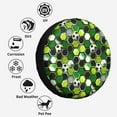 thumbnail image 6 of Kdxio Soccer1 for Tire Cover Wheel Protectors Tyre Covers Weatherproof Wheel Covers Universal Fit for Trailer Rv SUV Truck Camper Travel Trailers 15 inch, 6 of 8