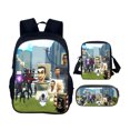 thumbnail image 1 of Toilet man three-piece skibidi toilet game peripheral backpack, 1 of 5