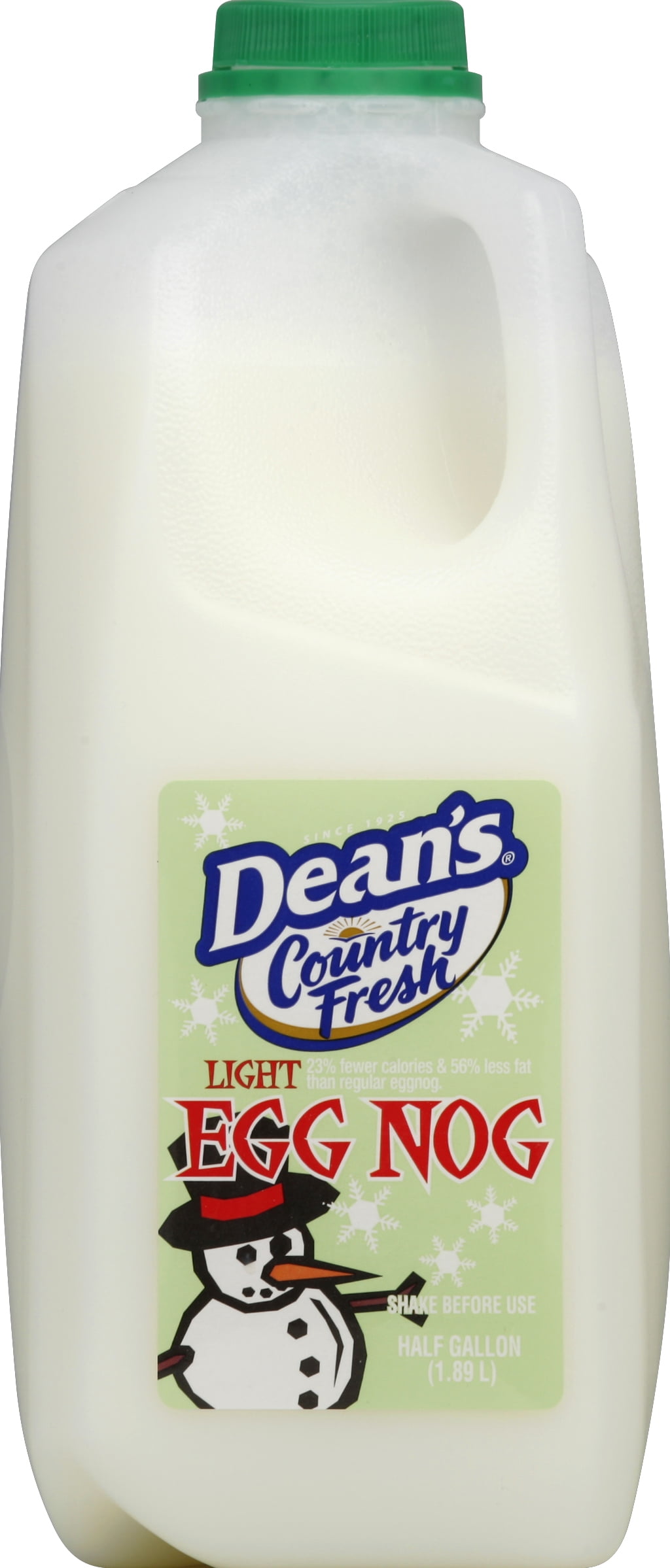Dean's LowFat Egg Nog, Half Gallon