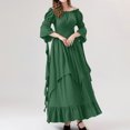 thumbnail image 6 of Fairy Dress, Renaissance Dress Women, Renaissance Costume Women, Renaissance Dress, Victorian Dress Renaissance Costume Women Gothic Witch Dress Medieval Wedding Dress, Dark Green S, 6 of 7