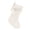 white, variant on YTTALS 17" Red Cable Knit Christmas Stocking, Rustic Farmhouse Hanging Stocking with White Pom Poms for Fireplace Mantel