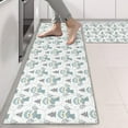 thumbnail image 2 of Kitchen Rugs Sets Of 2,Light Blue Christmas Snowman Pattern Anti Fatigue Kitchen Mat Rugs Non Slip Washable,Decorative Kitchen Floor Mats for Kitchen,Sink,Laundry,17"X47", 2 of 5