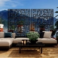 thumbnail image 3 of Bingirl Metal Privacy Screen Outdoor Garden Screens for Privacy Decorative-Geometric, 3 of 7