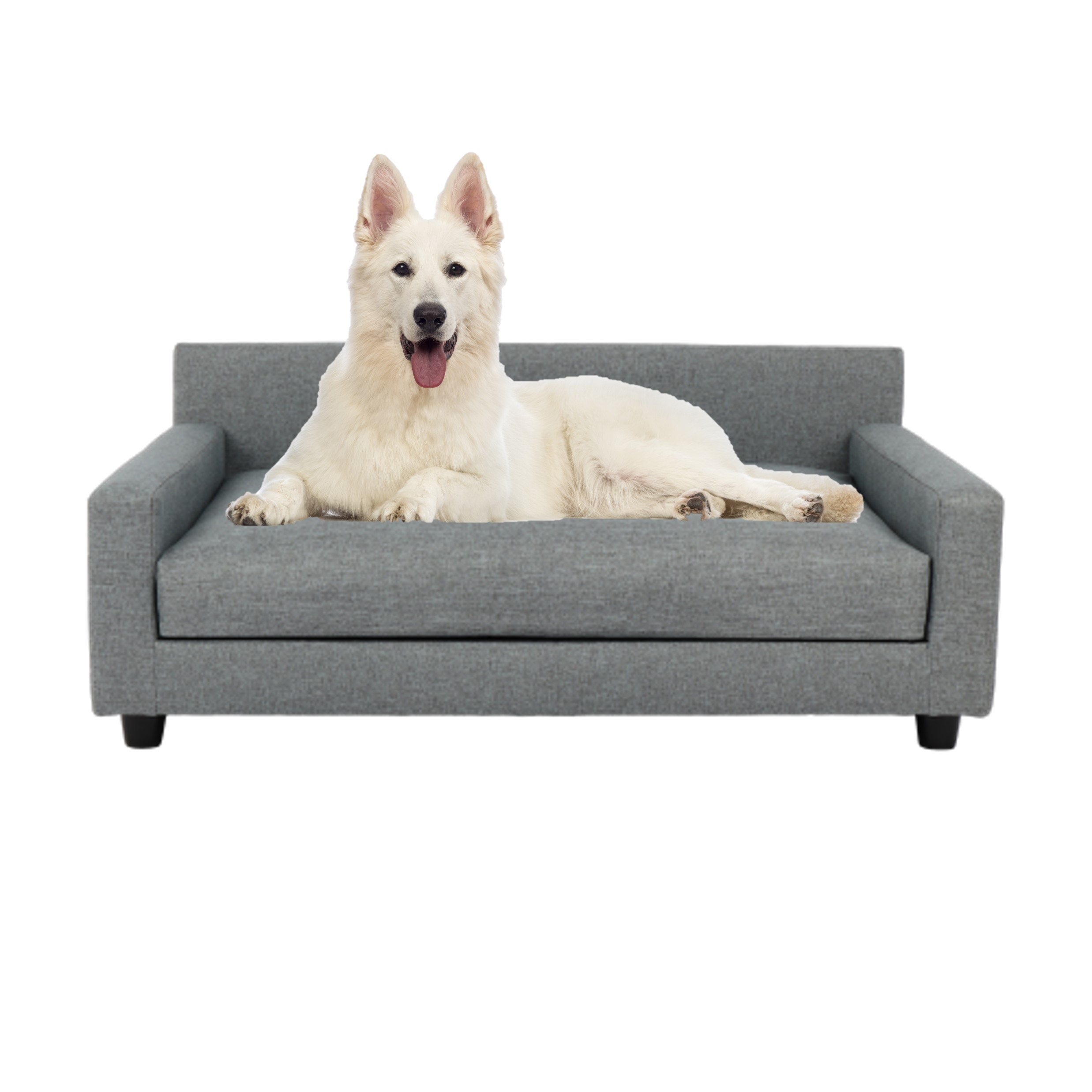 Club Nine Pets Metro Orthopedic Bed for Dogs, Medium, Metal.