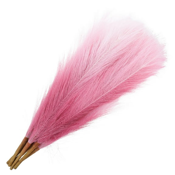 GOOHOCHY Pink Gradient 17.7X6.3X0.3In Polyester Artificial 6Pcs for Home and Wedding Decor