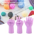 thumbnail image 2 of 6pcs Knitting Needles Point Protectors For DIY Weave Knitting Sewing Mix Shaped Needle Tip Stopper, 2 of 8