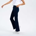 thumbnail image 3 of Bell Bottom Jeans For Women High Waisted Stretchy Flare Jeans Pull On Wide Leg Jeans V Flare Pants, 3 of 7