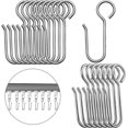 thumbnail image 1 of 120 Pcs Crochets de Rail de Rideau Crochets de Rideau en Métal Crochets de Fil de Rideau en Acier Inoxydable Petits Crochets en S pour Rail de Plafond, 1 of 1