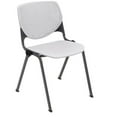 thumbnail image 5 of KFI Studios Plastic  KOOL Stack Chair - Light Grey, 5 of 6