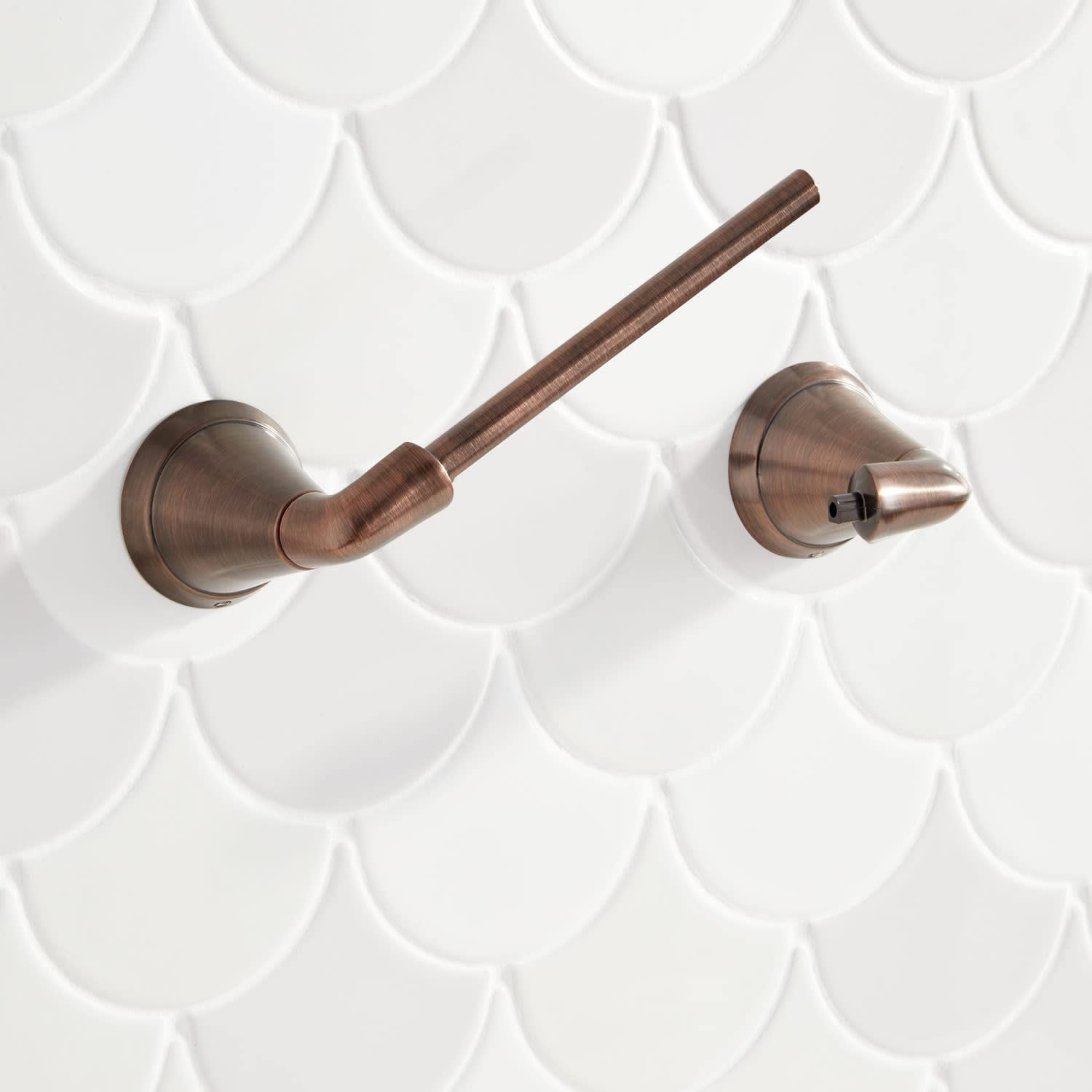 Open Box Signature Hardware 476992 Provincetown Wall Mounted Pivoting Toilet Paper Holder
