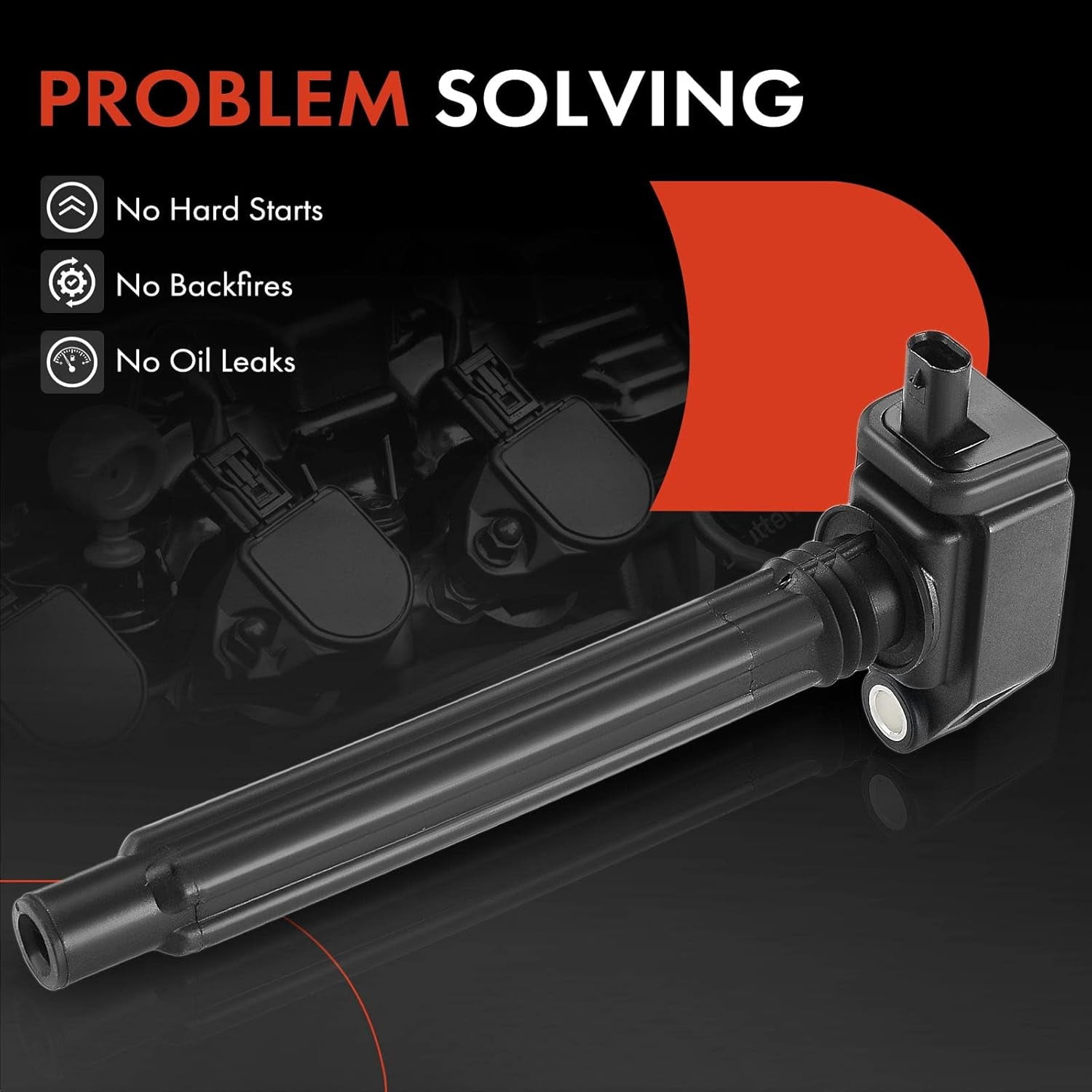 A-Premium Ignition Coil Pack Compatible with Chrysler 200 Dodge Dart Fiat 500X Jeep Cherokee Compass Renegade Ram ProMaster City L4 2.4L 4-PC Fits select: 2015-2017 CHRYSLER 200 LIMITED